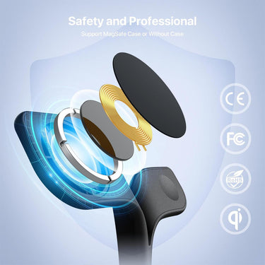 Laser 5 in 1 Wireless Charging Station with Night Light